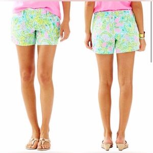 Lilly Pulitzer Callahan Shorts Coconut Jungle size 8